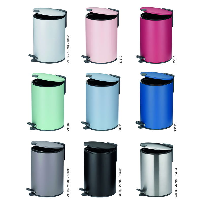 KELA Kozmetický kôš 5 l MATS biela KL-23701