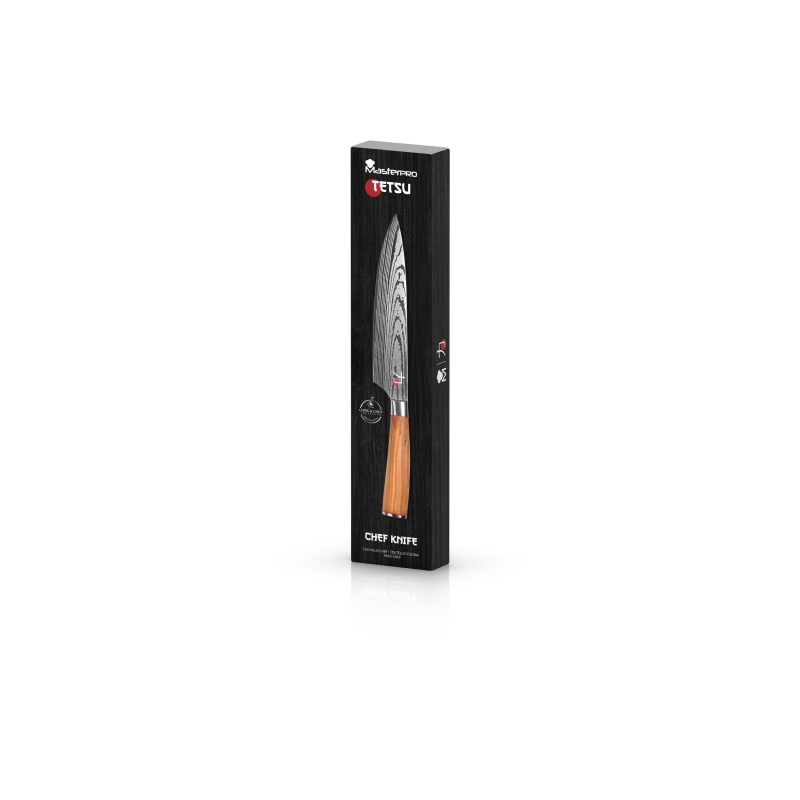 MASTERPRO Nůž kuchařský TETSU 20 cm nerez dřevo BGMP-4166 - thumb (2)