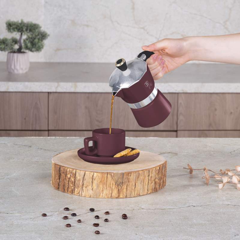 BERLINGERHAUS Konvice na espresso 3 šálky Leonardo Collection BH-8565