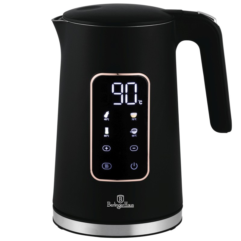 BERLINGERHAUS Rychlovarná konvice 1,7 l 2200W digitální, Black Rose Collection BH-9674