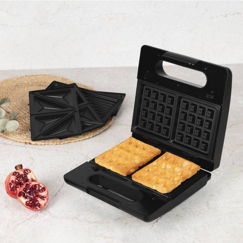 BERLINGERHAUS Sendvičovač 3 v 1 s odnímatelnými deskami Black Rose Collection BH-9586