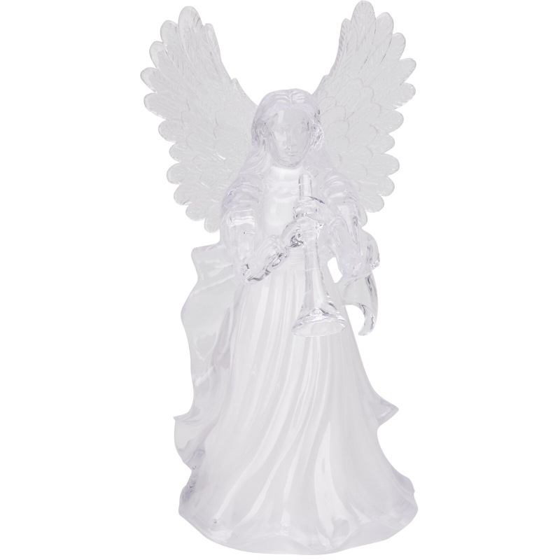 HOMESTYLING Vánoční dekorace anděl svíticí 30 cm barevný KO-AX5351050trub