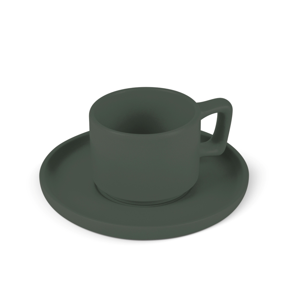 BERLINGERHAUS Sada hrnků na espresso 8 ks 100 ml Matte Green Collection LP-BH-262