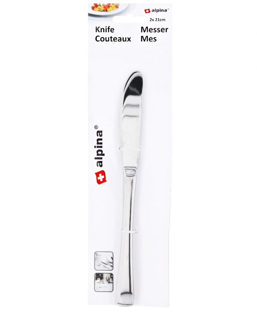 ALPINA Příborový nůž nerez ocel sada 2 ks 21 cm ED-222451