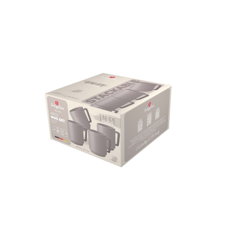 BERLINGERHAUS Sada hrnků 4 ks 300 ml Taupe Collection BH-10011sleva - thumb (4)