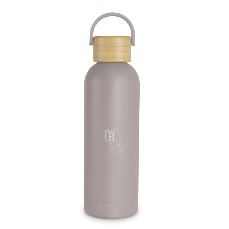 BERLINGERHAUS Termoska nerez s bambusovým víčkem 05 l Taupe Collection BH-8838