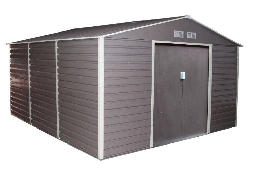 G21 Zahradní domek G21 GAH 1300 - 340 x 383 cm, šedý G21-63900581