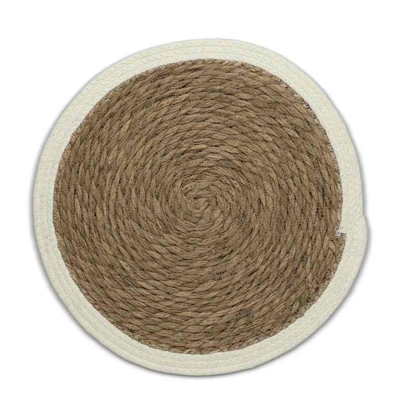 KELA Prostírání Trava 90% mořská tráva/10% rafiový krém 0,7cm 38,0cm KL-12615