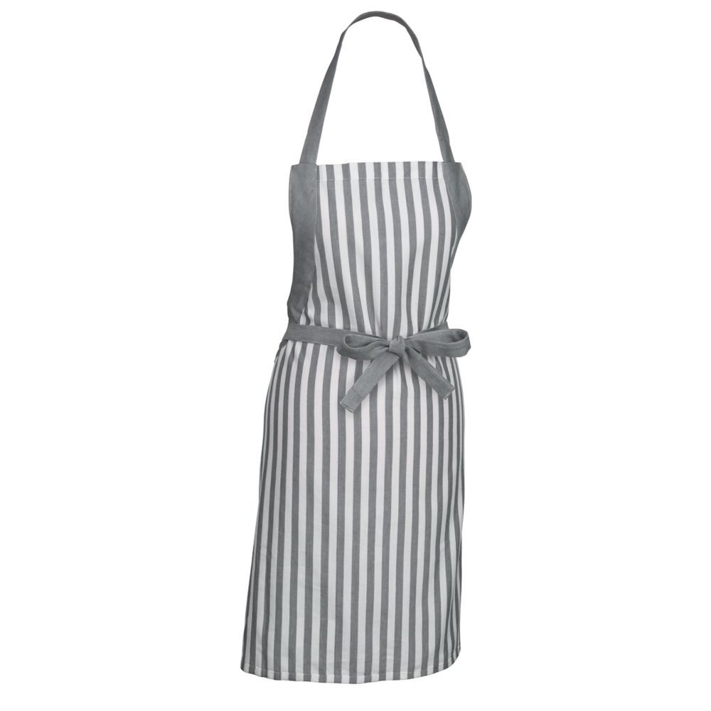 KELA Zástěra Caja 55% bavlna/45% bambus šedá 80x67 cm KL-12875