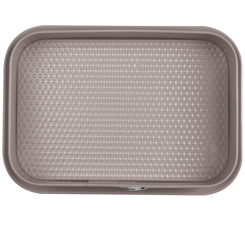 BERLINGERHAUS Forma na dort hranatá s titanovým povrchem 39x27 cm Taupe Collection BH-7943