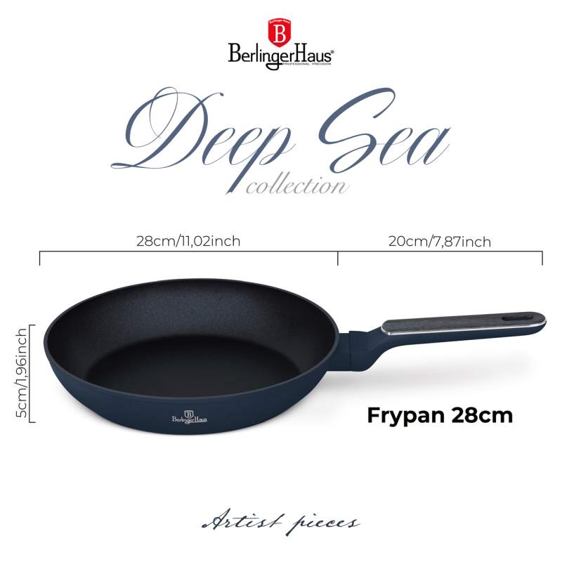 BERLINGERHAUS Pánev s titanovým povrchem 28 cm Deep Sea Collection BH-8366