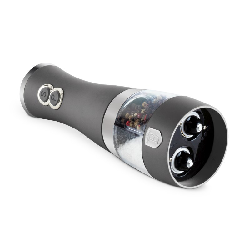 BERLINGERHAUS Mlýnek na pepř a sůl elektrický 2v1 Antracit Collection BH-9733