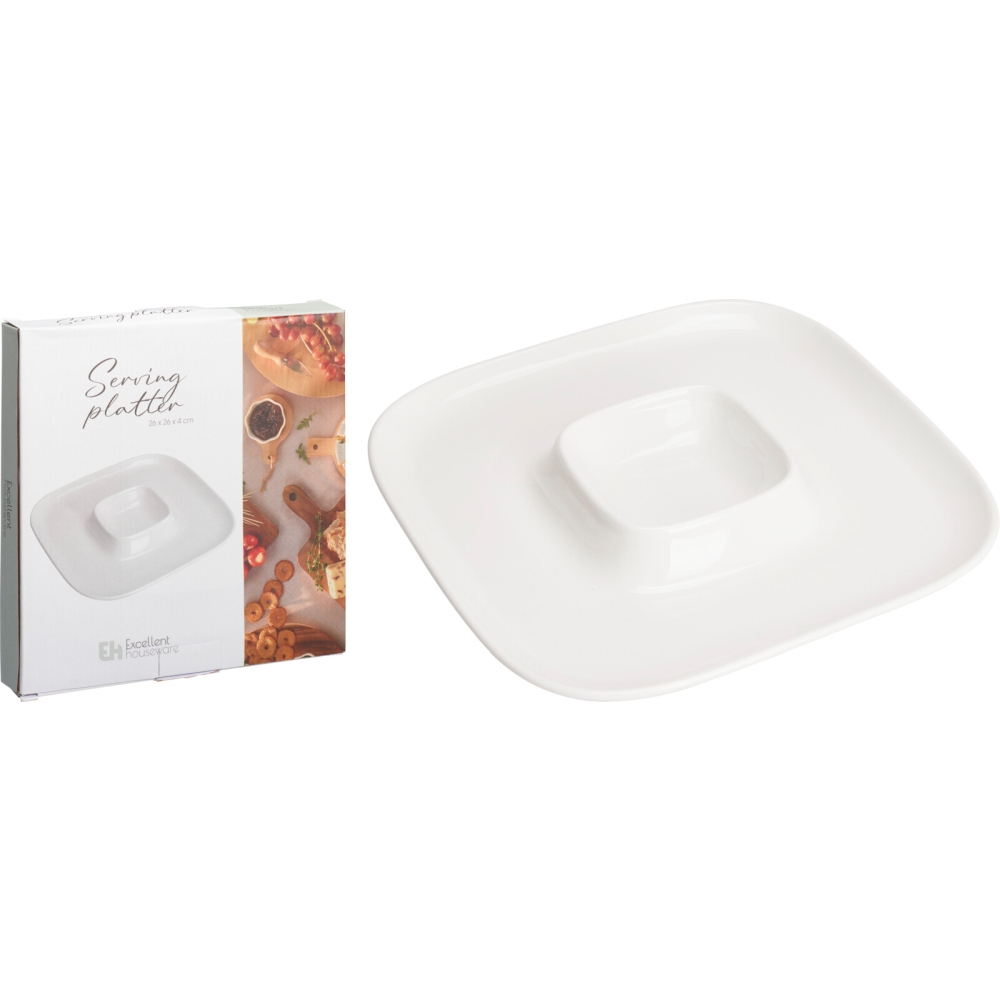 SIAKI Servírovací talíř porcelánový 26x26 cm KO-795880760