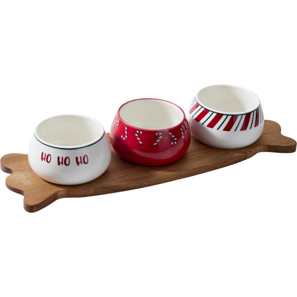 EXCELLENT HOUSEWARE Servírovací sada 4 ks s vánočním motivem KO-210001850