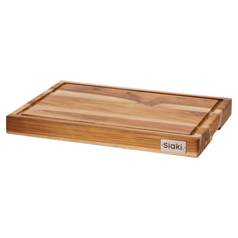 SIAKI HUISHOUD Prkénko krájecí teak 40 × 30 cm KO-J18000130