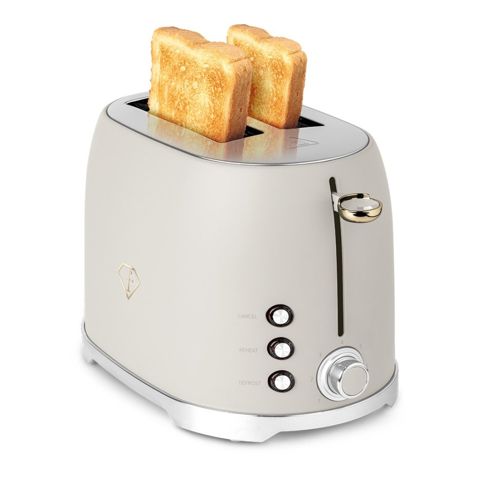 Fashion TV by BerlingerHaus Topinkovač nerez 850W Cream Gold Collection FTV-0112