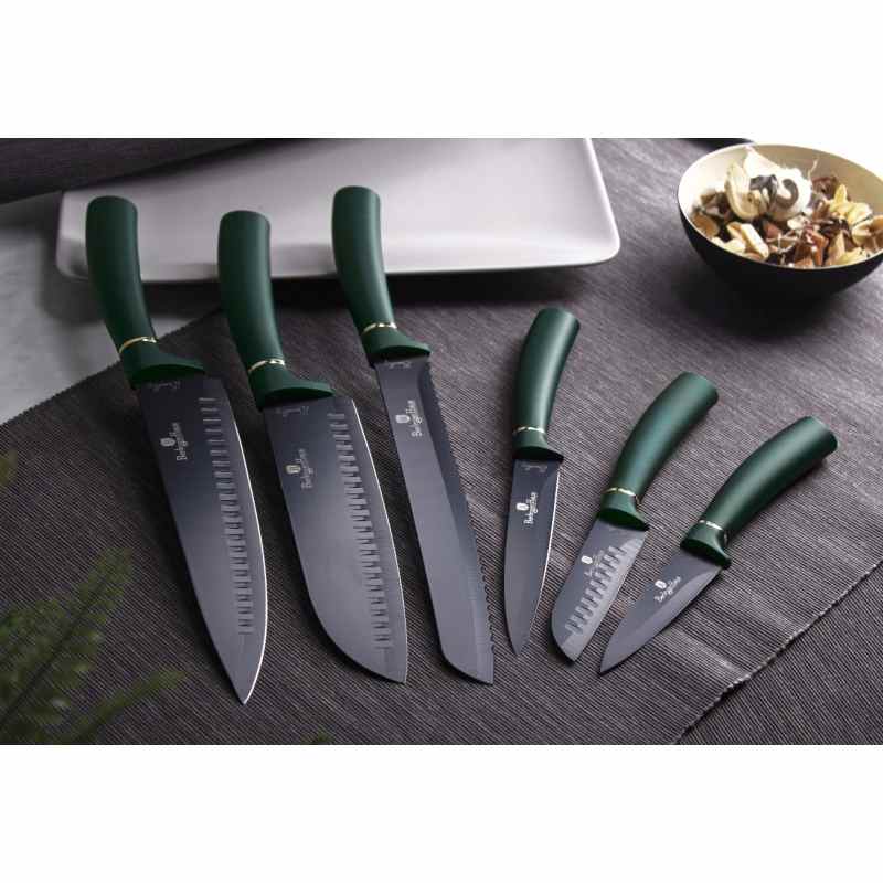 BERLINGERHAUS Sada nožů s nepřilnavým povrchem 6 ks Emerald Collection BH-2511 - thumb (4)