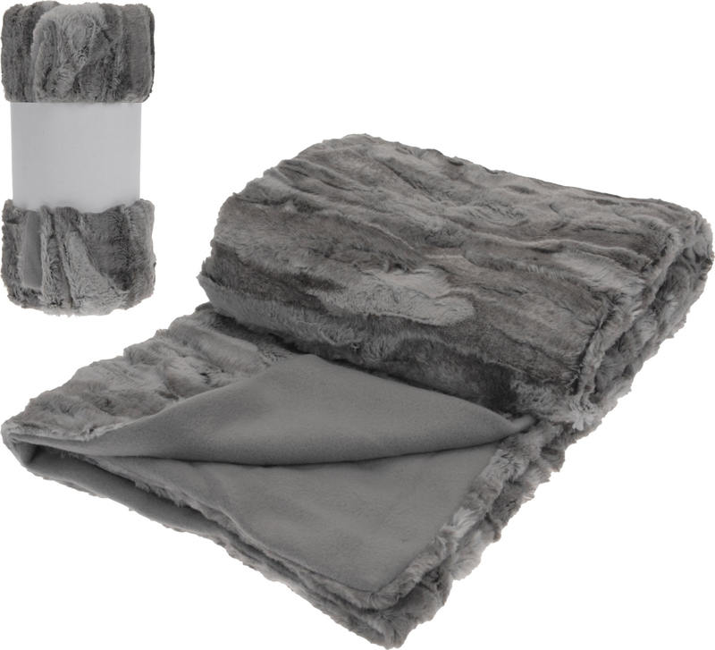 HOMESTYLING Deka mikroplyš 130 x 150 cm šedá KO-AAE313030