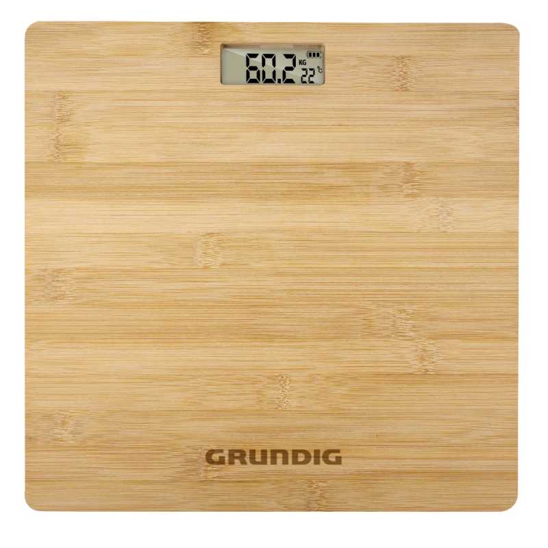 GRUNDIG Osobní váha digitální Bambus 180 kg ED-247741