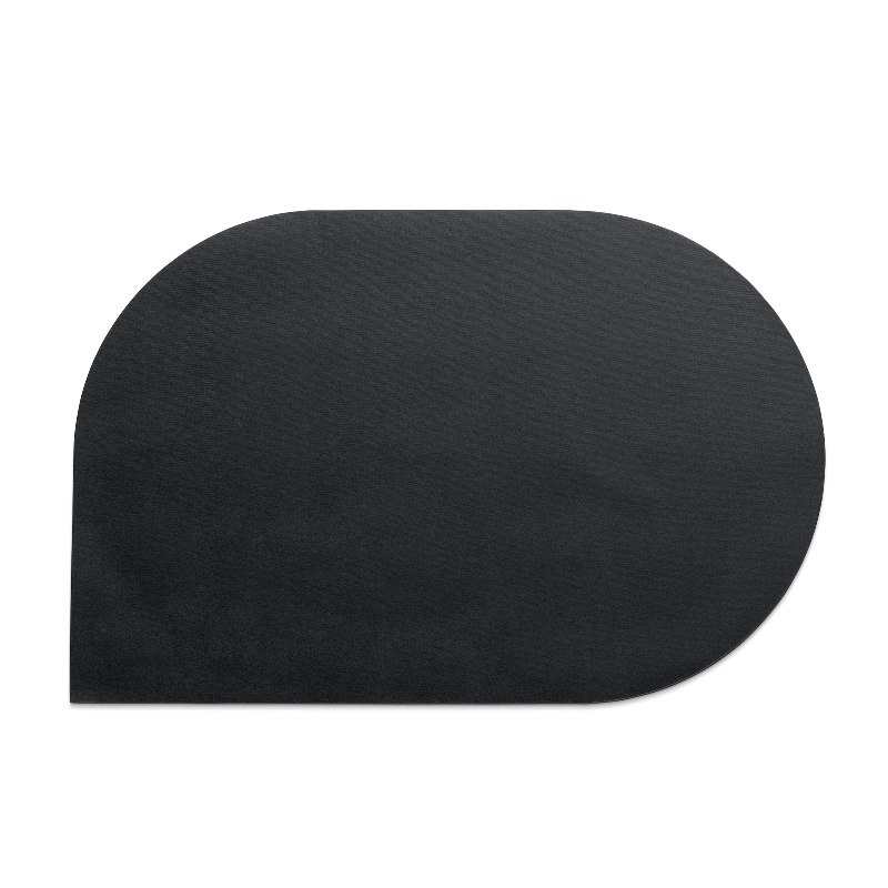 KELA Prostírání EDEL PU kůže černá 45,0x30,0x0,17cm KL-12664