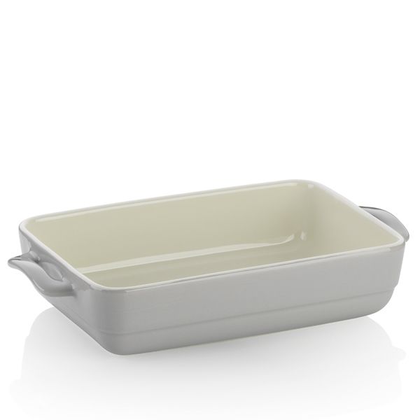KELA Zapékací mísa keramická MALIN 32 x 19 cm šedá KL-15292