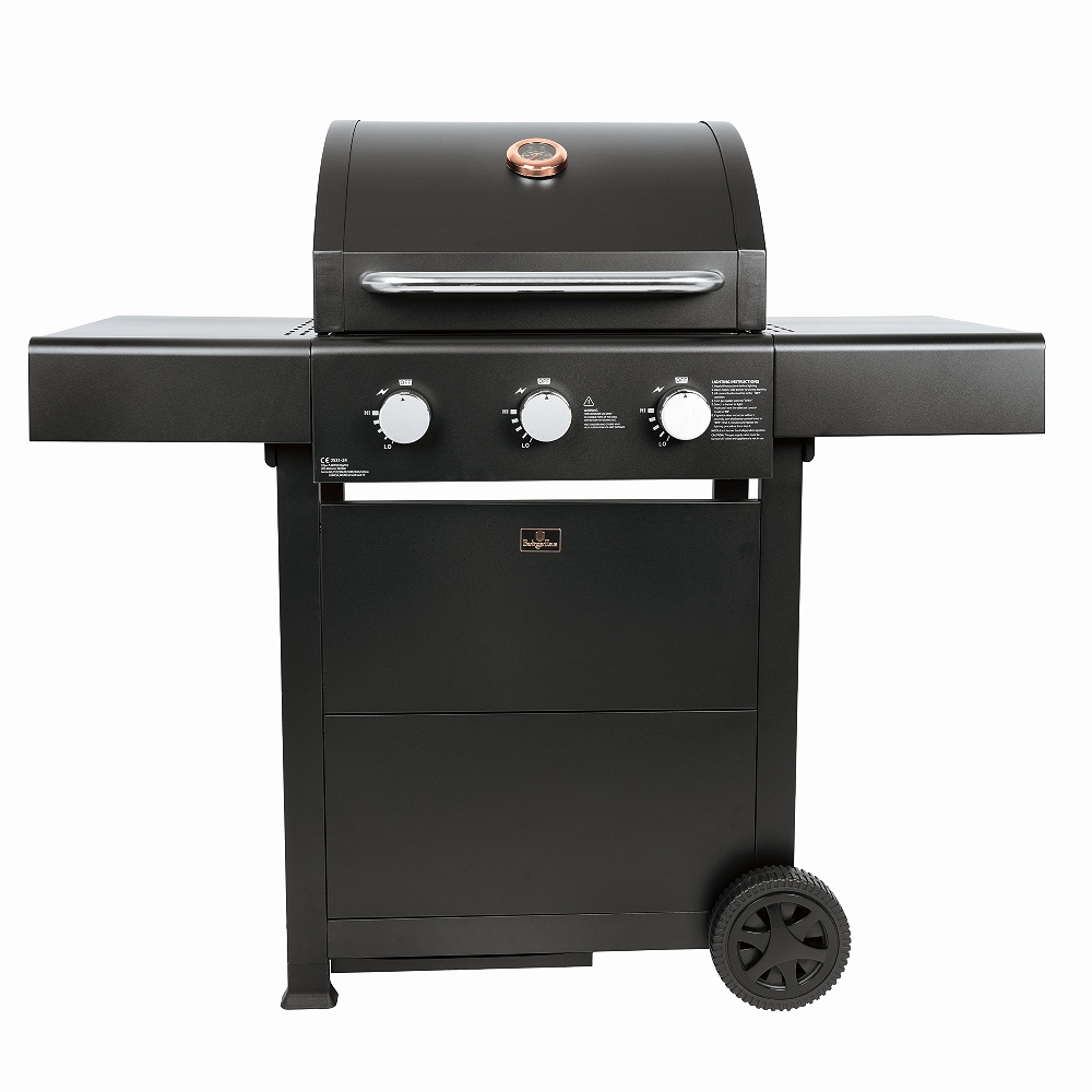 BERLINGERHAUS Plynový gril Outdoor 3 hořáky BH-8604