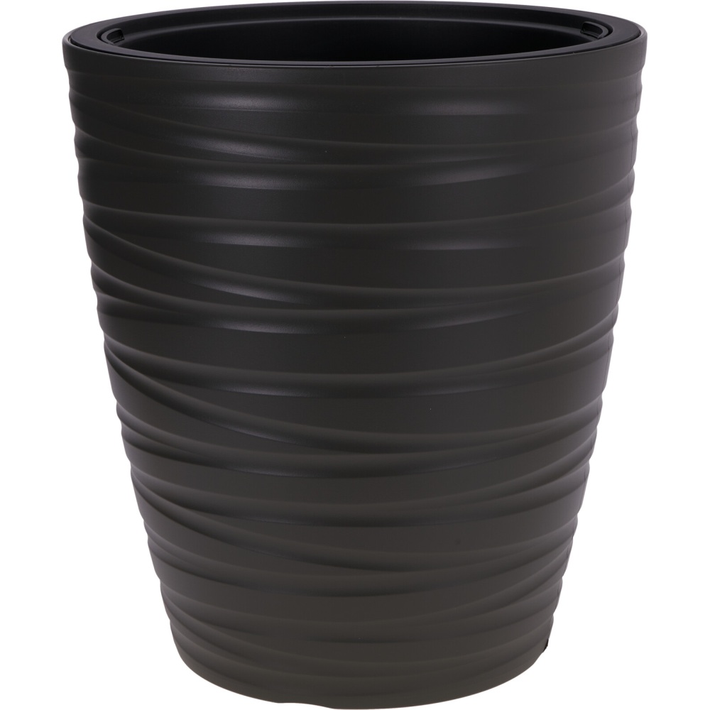 PROGARDEN Květináč plastový 47,5 x 52,3 cm tmavě šedá KO-Y89300910