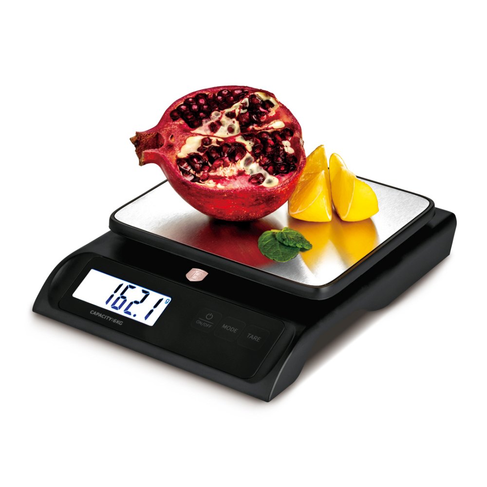 BERLINGERHAUS Kuchyňská váha digitální 6 kg Black Rose Collection BH-9913