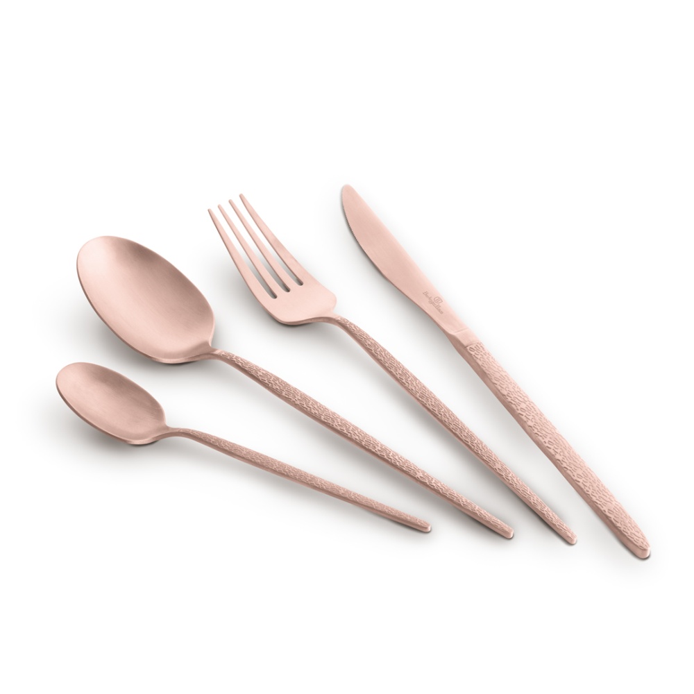 BERLINGERHAUS Sada příborů 24 ks satén Rosegold Metallic Line BH-2641