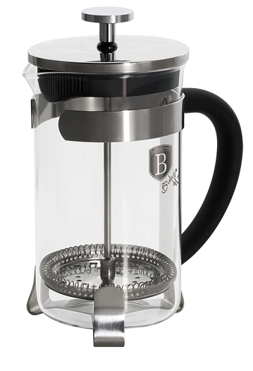 BERLINGERHAUS Kanvička na čaj a kávu French Press 600 ml čierna BH-1787