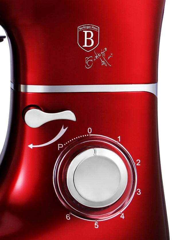 BERLINGERHAUS Kuchynský robot 1300 W Burgundy Metallic Line BH-9193