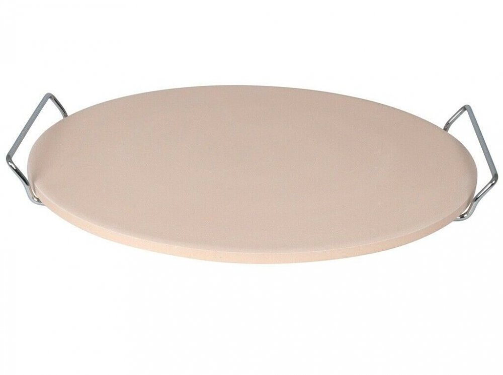EXCELLENT HOUSEWARE Pizza kámen do trouby nebo na gril s rukojeťmi 33 cm KO-404001340