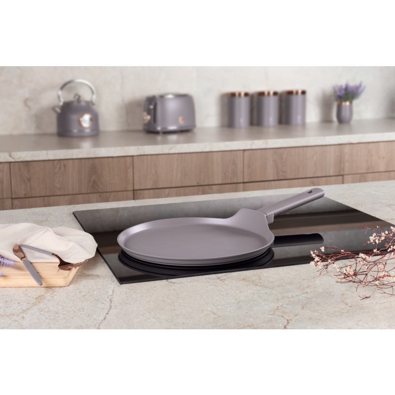 BERLINGERHAUS Pánev na palačinky s titanovým povrchem 28 cm Taupe Collection BH-8086