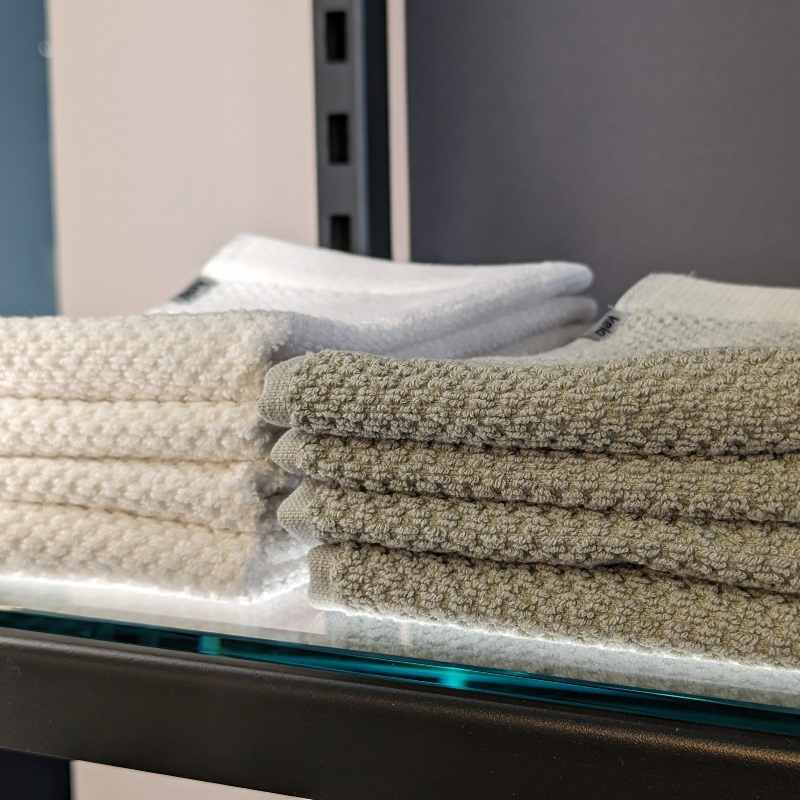 KELA Ručník pro hosty Lavinia 100% bavlna světle šedá 30,0x50,0cm KL-23937