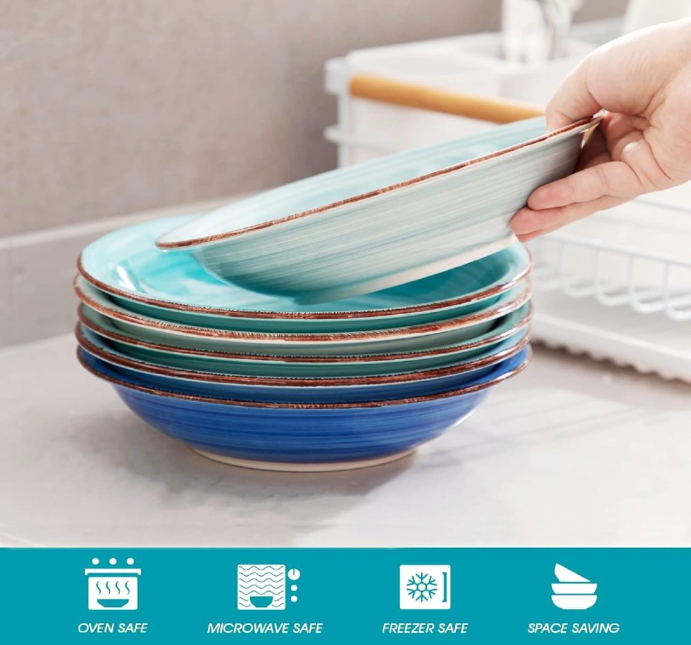 HIT Talíře na polévku hluboké sada 6 ks 21 cm AZURE HT-24327095 - thumb (5)