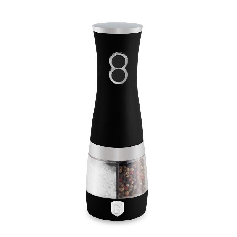 BERLINGERHAUS Elektrický mlýnek na pepř a sůl 2 v 1 Black Collection BH-9647