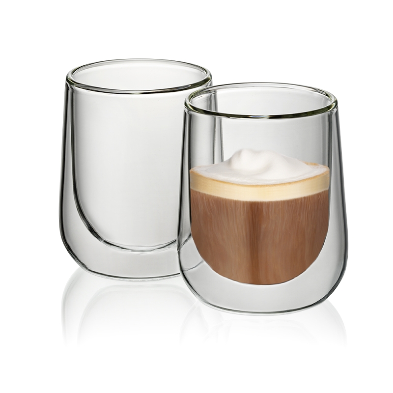 KELA Poháre na cappuccino FONTANA súprava 2 ks 180 ml KL-12404