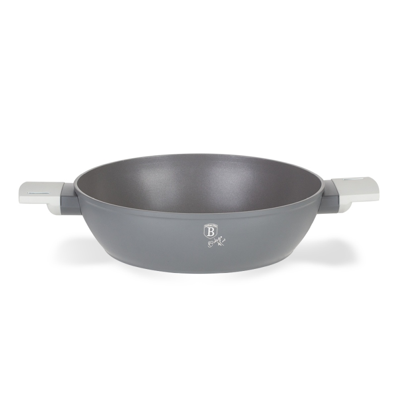 BERLINGERHAUS Pekáč okrúhly s pokrievkou s titánovým povrchom 28 cm Aspen Collection BH-7070