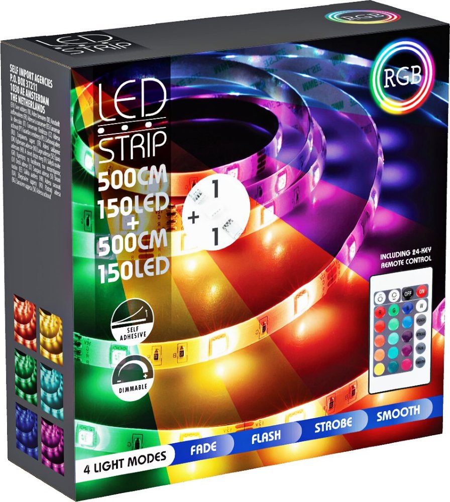 HOMESTYLING LED pásek 10 m 300 LED RGB KO-ALE000120