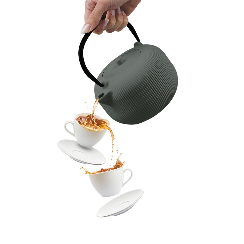 BERLINGERHAUS Litinová konvice na čaj 1 l Matte Green Collection BH-8942