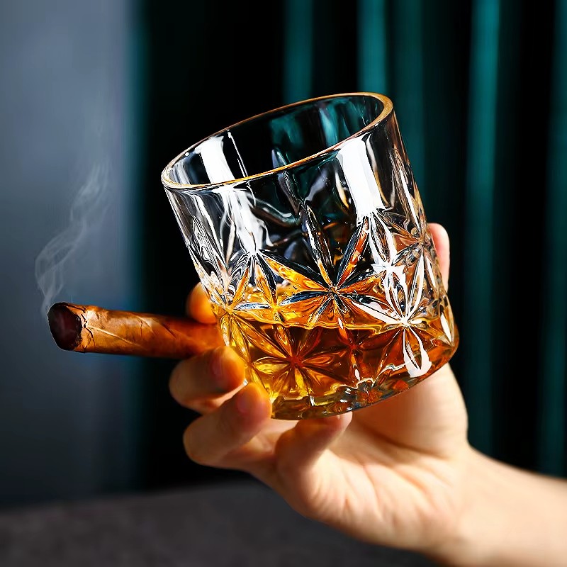 HOMEWARE Sklenice na whisky broušené sada 4 ks 230 ml ED-515495 - thumb (1)