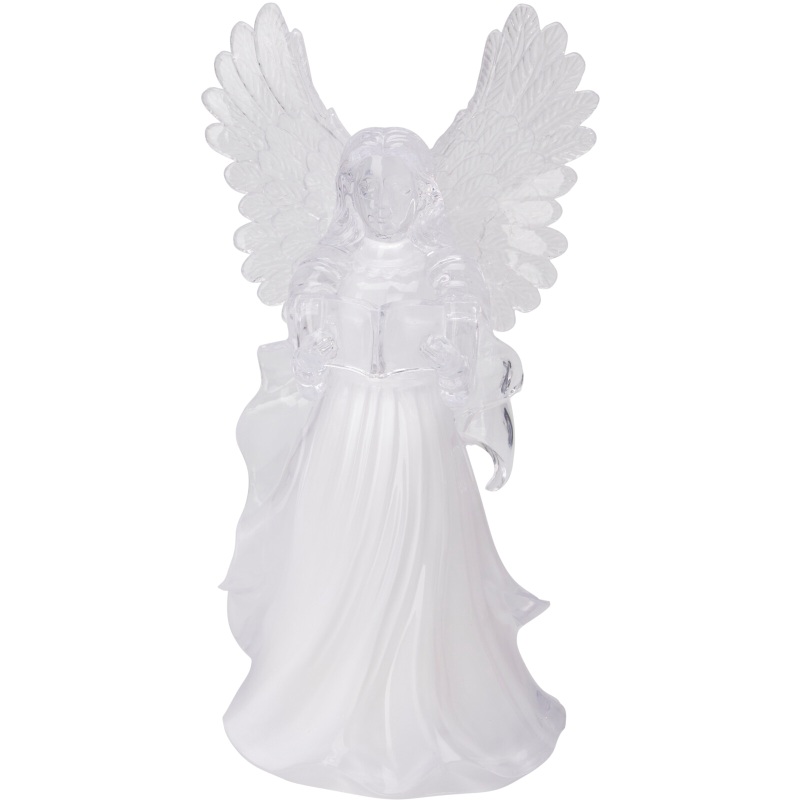 HOMESTYLING Vánoční dekorace anděl svíticí 30 cm barevný KO-AX5351050knih