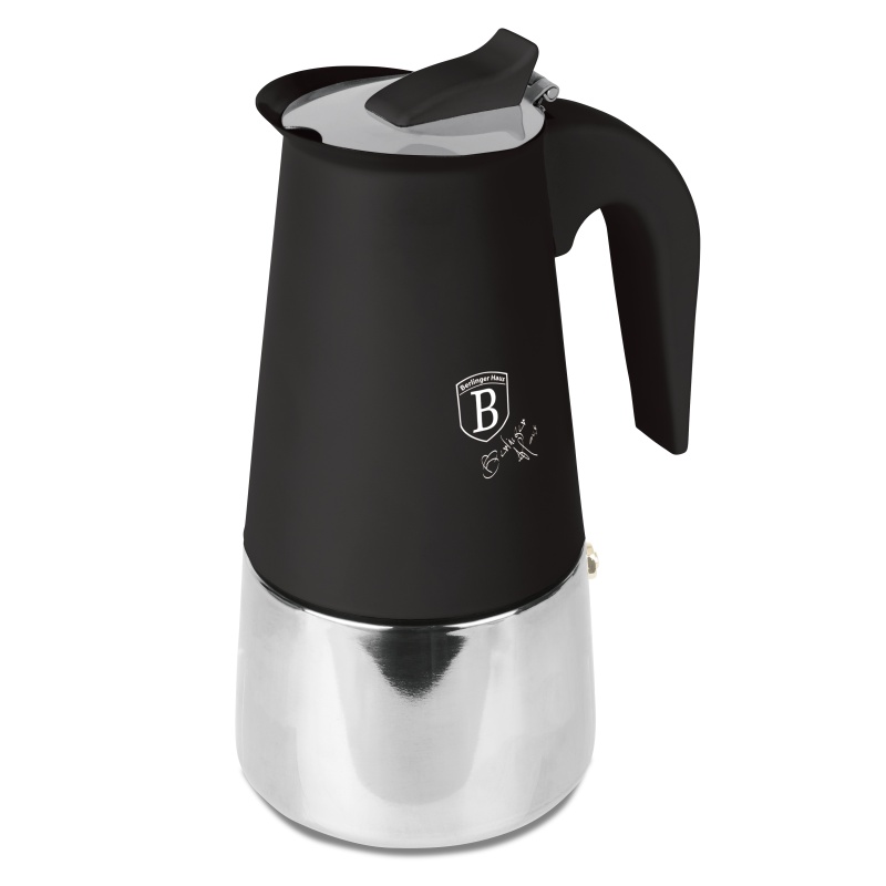 BERLINGERHAUS Moka konvička indukce 6 šálků Matte Black Collection BH-8912