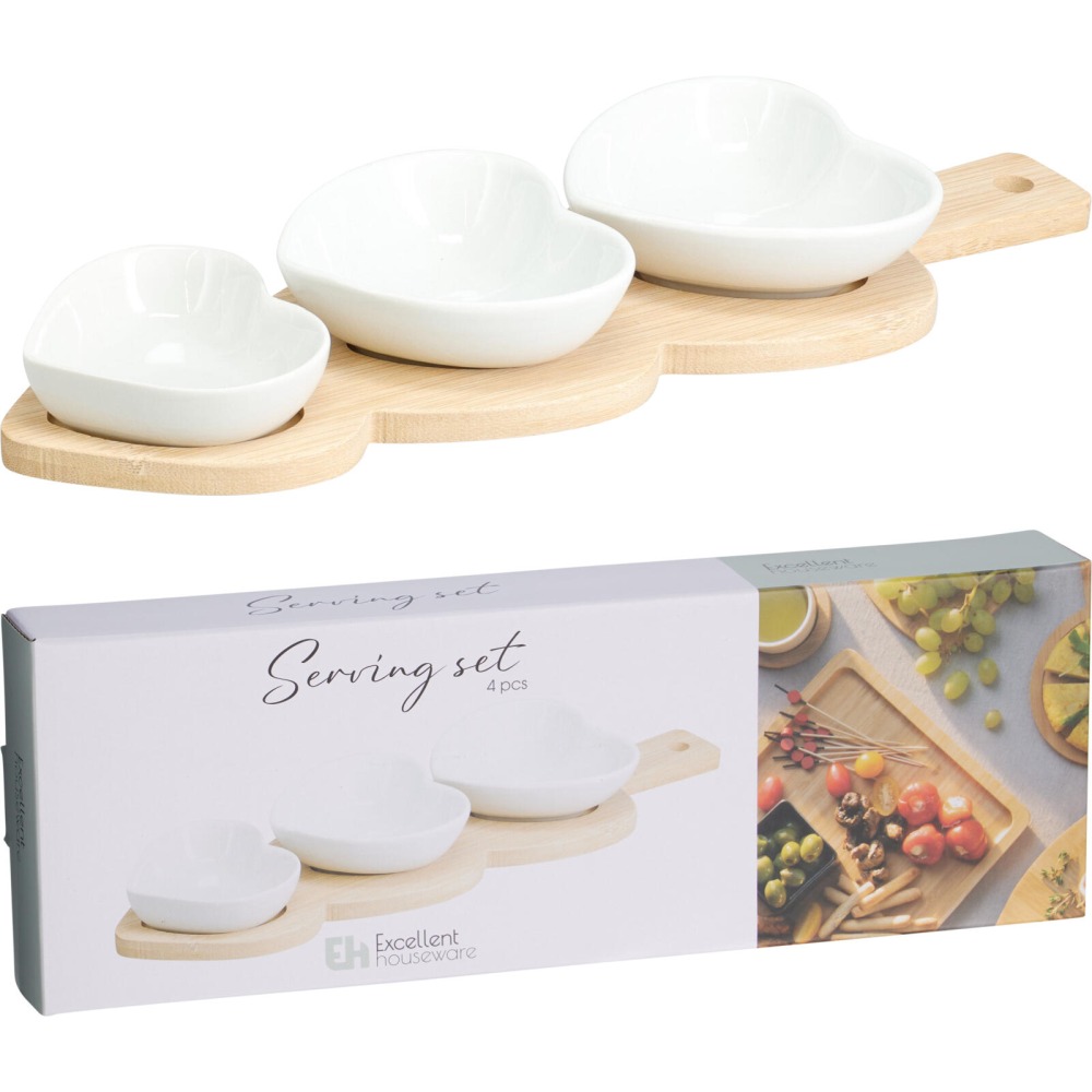EXCELLENT HOUSEWARE Porcelánová servírovací sada 4 ks KO-278001400
