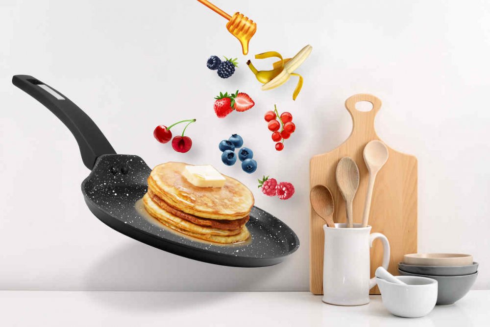 SK SOLINGEN Panvica na palacinky s mramorovým povrchom Marburg 24cm CS-064525