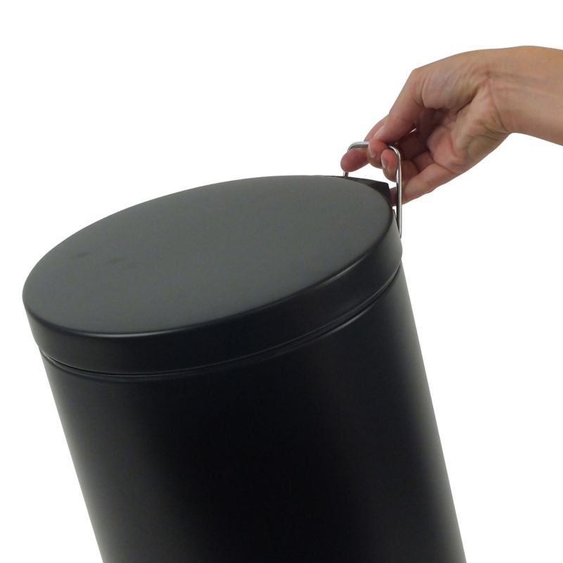 KELA Kôš odpadkový 12 l KILIAN, čierna KL-10931