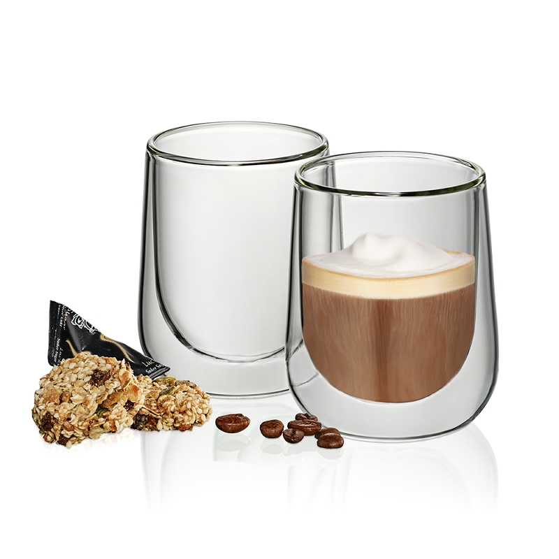 KELA Poháre na cappuccino FONTANA súprava 2 ks 180 ml KL-12404