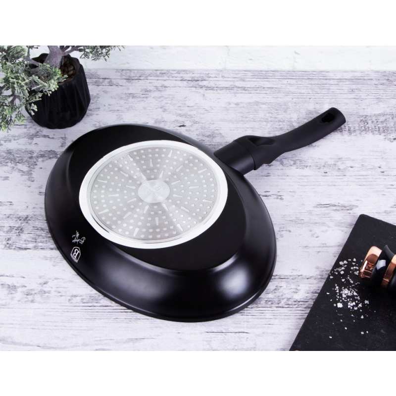 BERLINGERHAUS Pánev na ryby a steaky s mramorovým povrchem 35 cm Black Rose Collection BH-7149 - thumb (4)