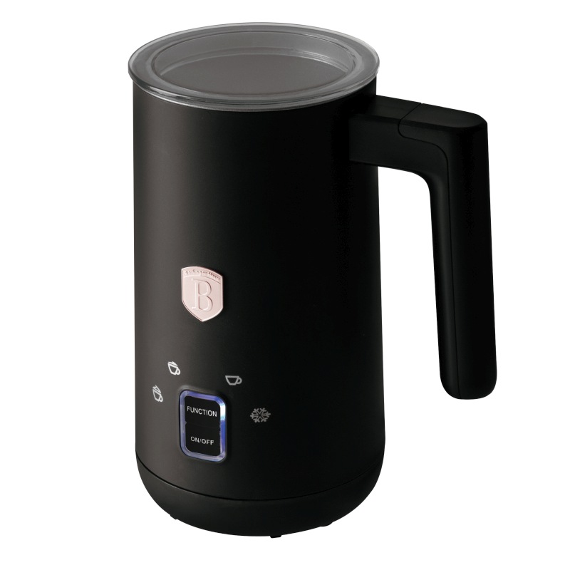 BERLINGERHAUS Napěňovač mléka elektrický Matte Black Collection BH-9574