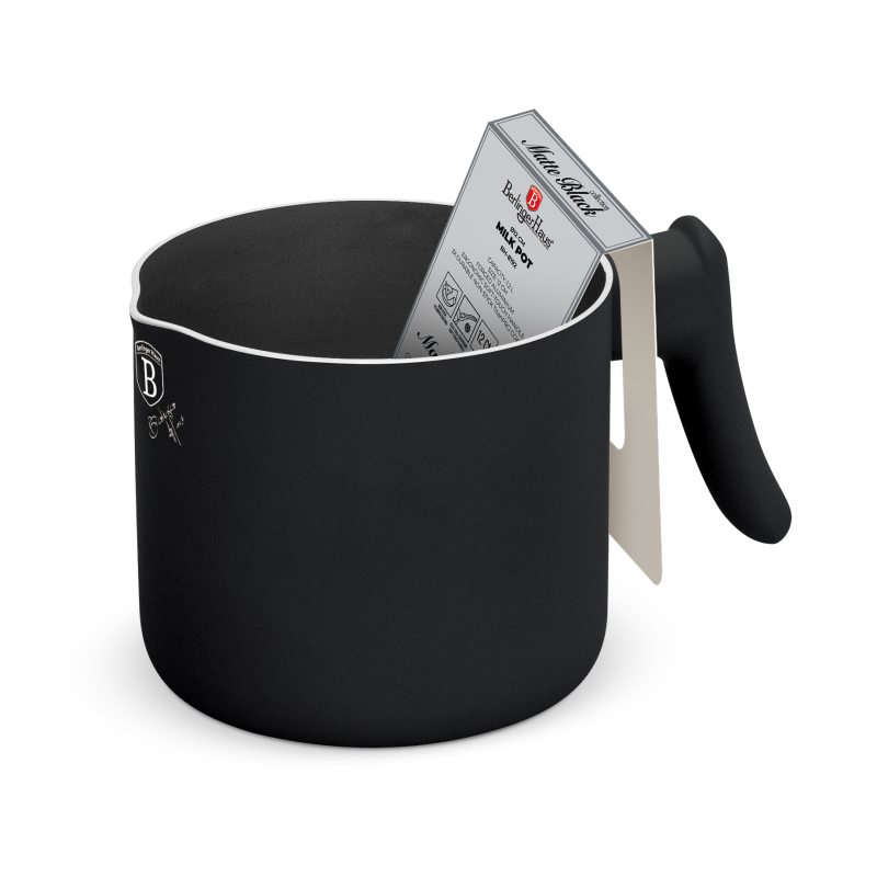 BERLINGERHAUS Mlékovar 1,2 l Matte Black Collection BH-8192